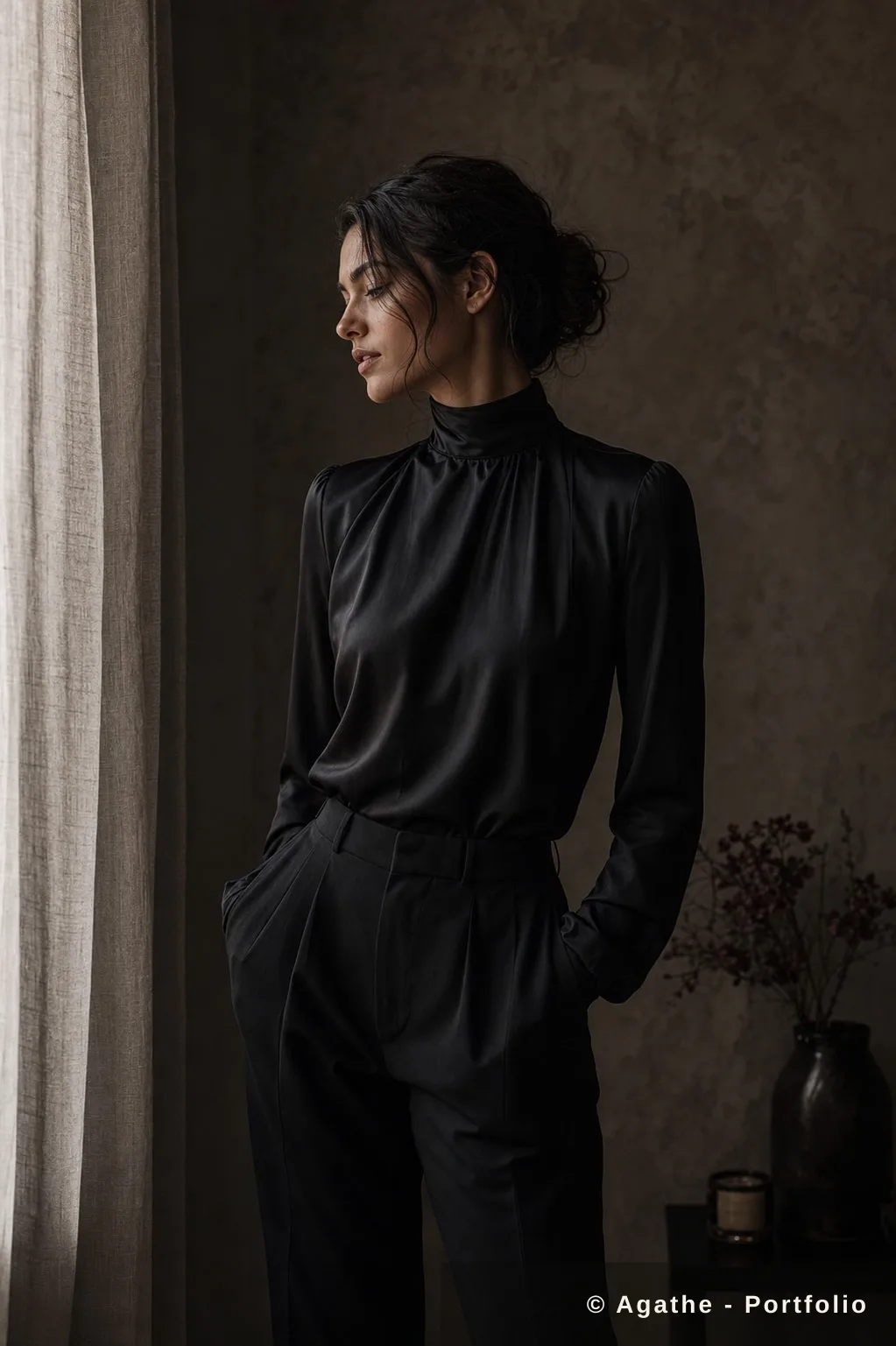 Détail éditorial boudoir non nude